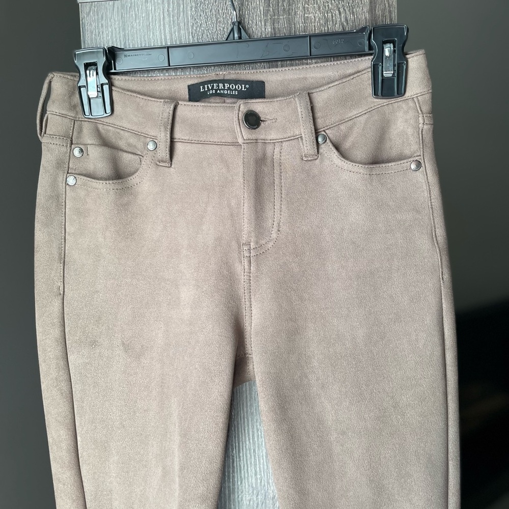 Liverpool suede skinnies